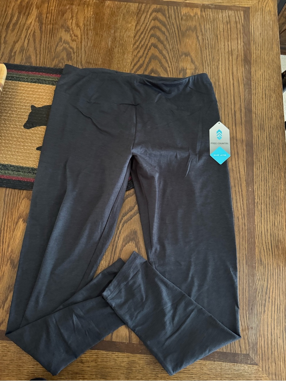Free Country Women's Black Stretch Leggings with Tag